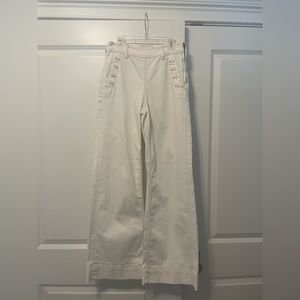 Pilcro and the Letter Press cream jeans size 26